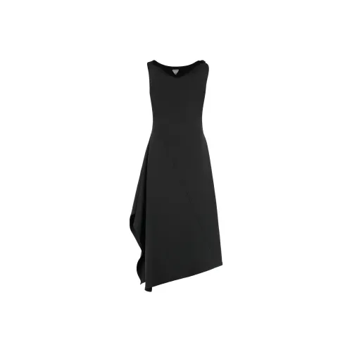 Bottega Veneta Asymmetrical Designed Midi Dress