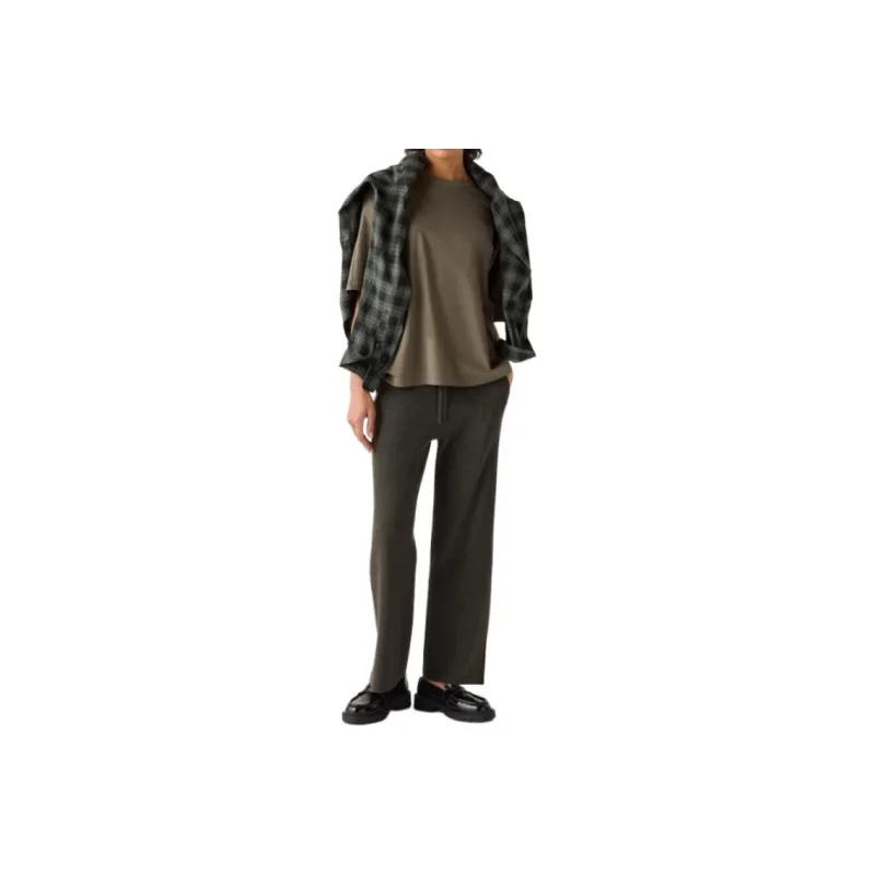 UNIQLO Casual Pants Women's Dark Green-0