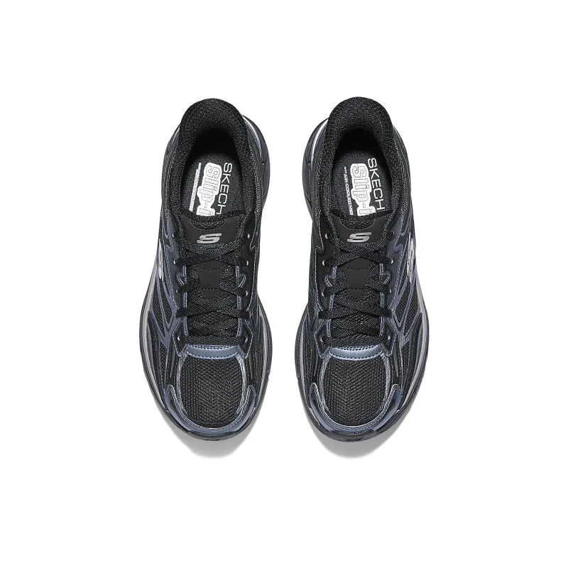 Skechers Low Top Chunky Sneakers Women's Black-3