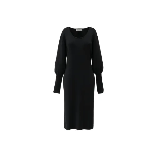 Onitsuka Tiger WS KNIT DRESS Long Sleeved Dress Women's Black