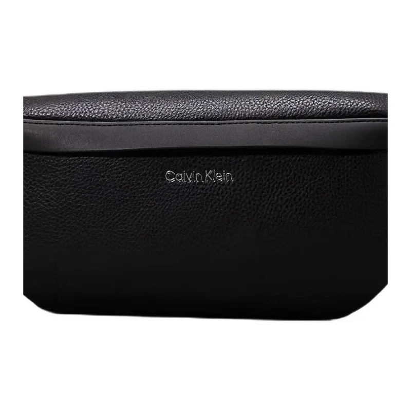 CALVIN KLEIN Polyester One Shoulder Crossbody Fanny Pack Men's Black-3