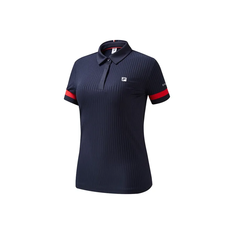 FILA Golf Series Polo Shirt Women's Legend Blue-0