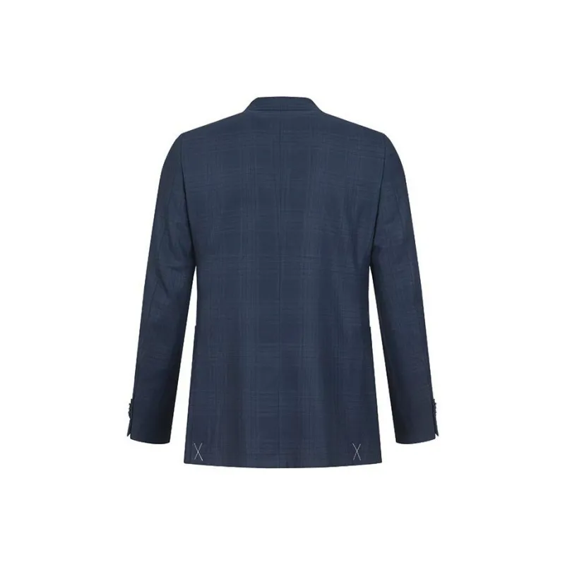 Zegna SS25 Business Suit Coat Men's Dark Blue-1
