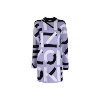KENZO Long Sleeved Dress Women's Purple