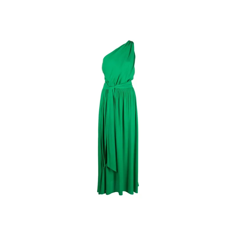 PINKO SS23 Sleeveless Dress Women's Green-0