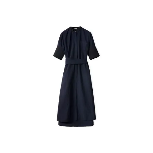 LOEWE Short-Sleeved Dresses Women's Dark Blue