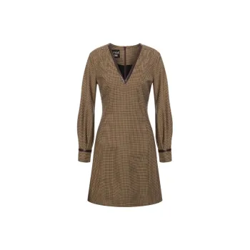 MOSCHINO Long-Sleeved Dresses Women's Brown