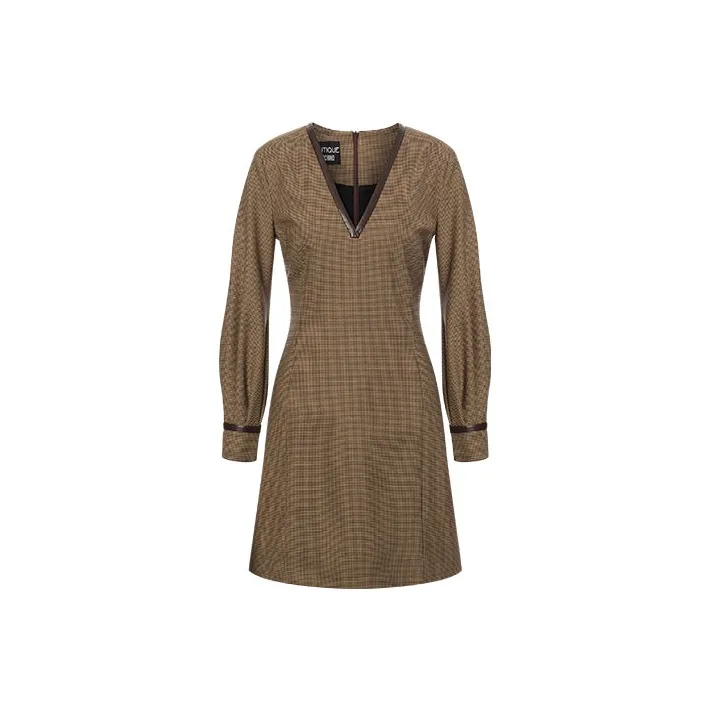 MOSCHINO Long-Sleeved Dresses Women's Brown-0