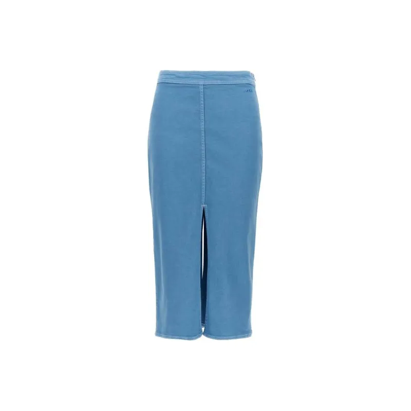 MARNI Denim Long Skirts Women's Light Blue-0