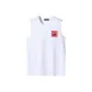 Tank Top Small Logo Red Letter Team Logo White