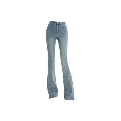 Concubine Zhu Jeans Women's Nostalgic Blue