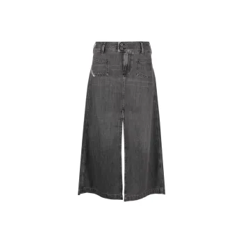 DIESEL High-waisted Denim Skirt