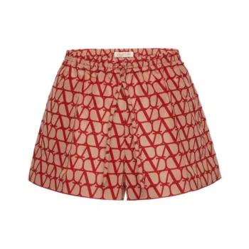 Valentino Casual Shorts Women's Red