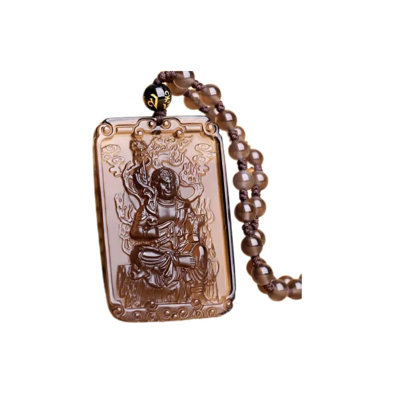 Liu Jinfu Obsidian Jade Necklaces Unisex-11