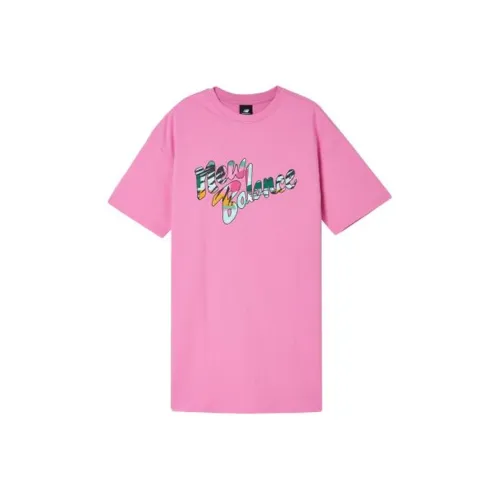New Balance Short Sleeved Dresses Women's Pink