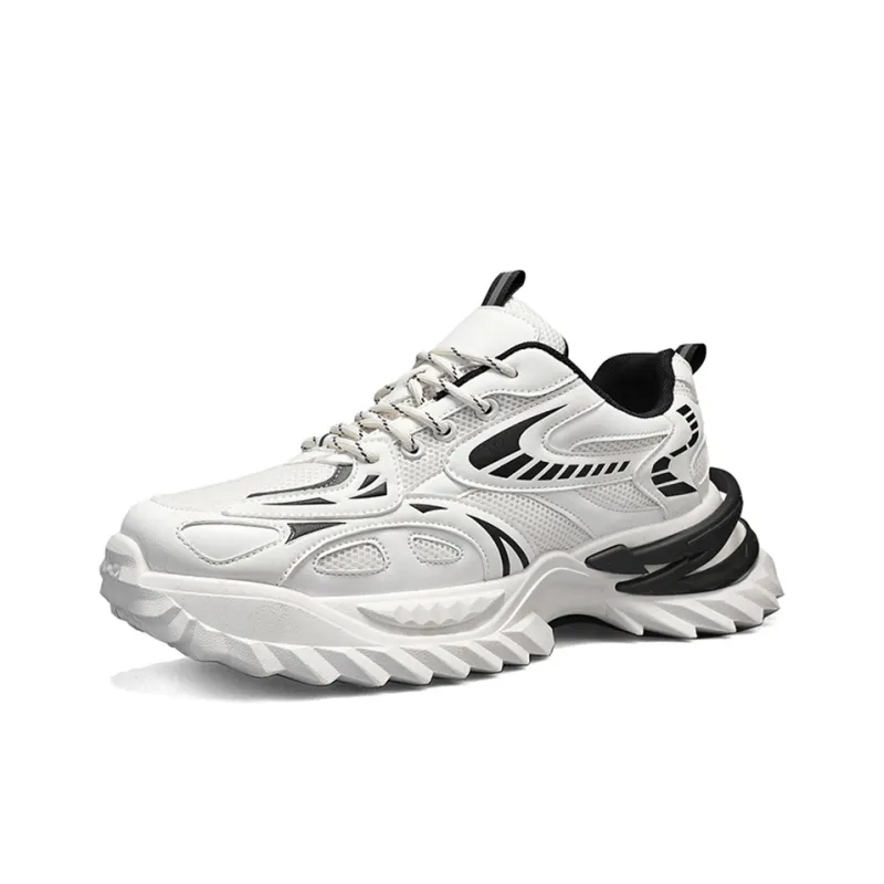HACKBUTEER Low Top Chunky Sneakers Men's Box Included-8