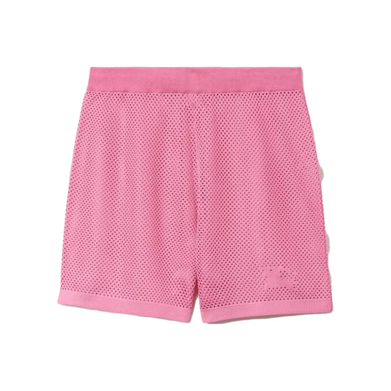 Burberry EKD Motif Mesh Shorts Pink-0