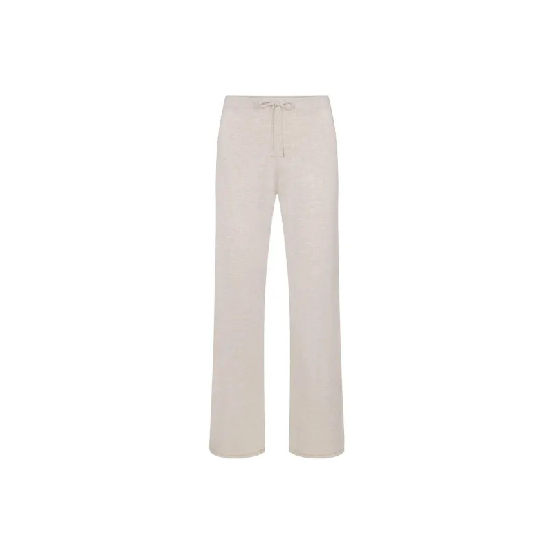 Skims Knitted Sweatpants Women's Light Brown/HEATHER OATMEAL-0