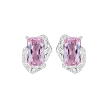 QIANFANGDAHUANGYE S925 Sterling Silver Stud With Zircon Stud Earrings Women's