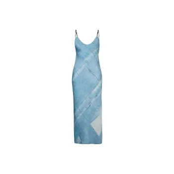 HUGO BOSS Slip Dresses Women's Blue