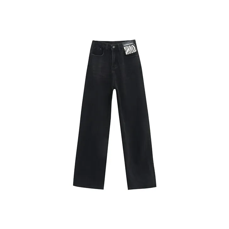 QYPRF Jeans Women's Black-0