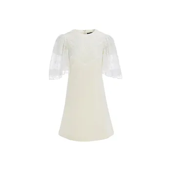 Marie Elie Short-Sleeved Dresses Women's Ivory