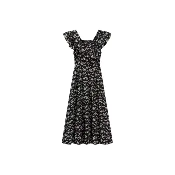 Incolore Short Sleeved Dresses Women's Black