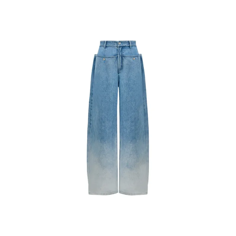 Lost In Echo Jeans Women's Gradient Blue-0