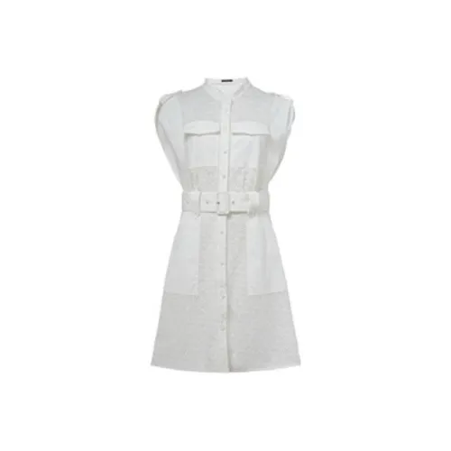 LOFT SHINE Sleeveless Dresses Women's White