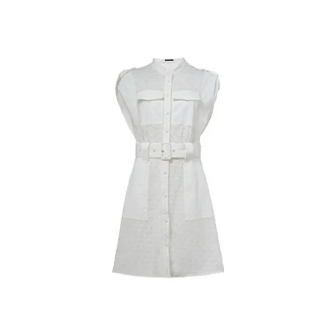 LOFT SHINE Sleeveless Dresses Women's White-0