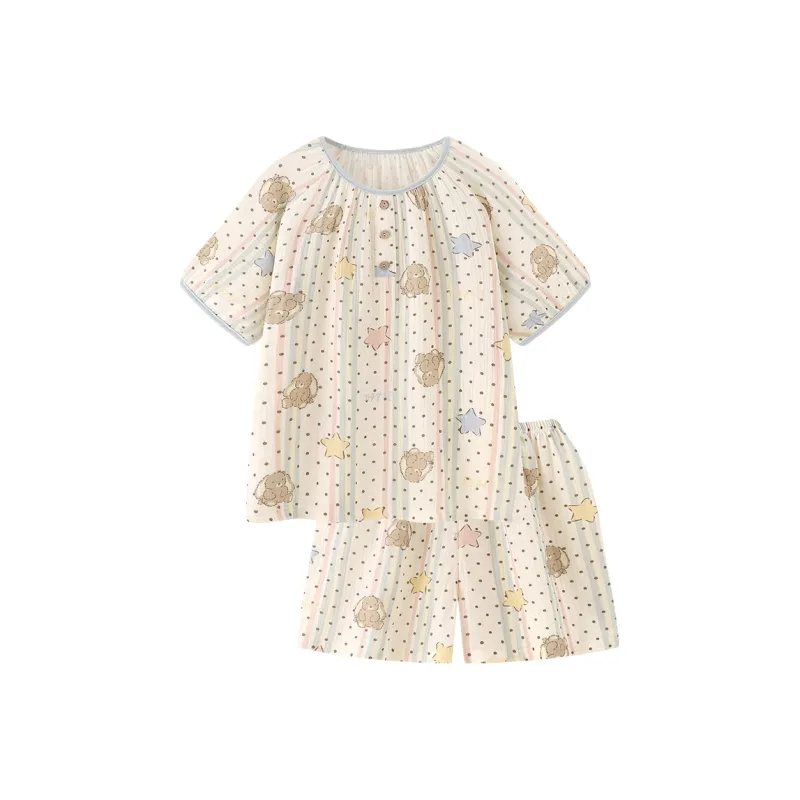Beast's Secret Pajama Set Women's Ecru-0