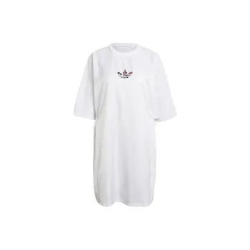 Adidas Originals Short Sleeved Dress Women's White