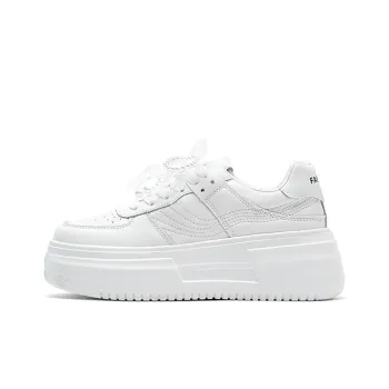 Crelinkxlat Low Top Casual Shoes Women's Cheese White