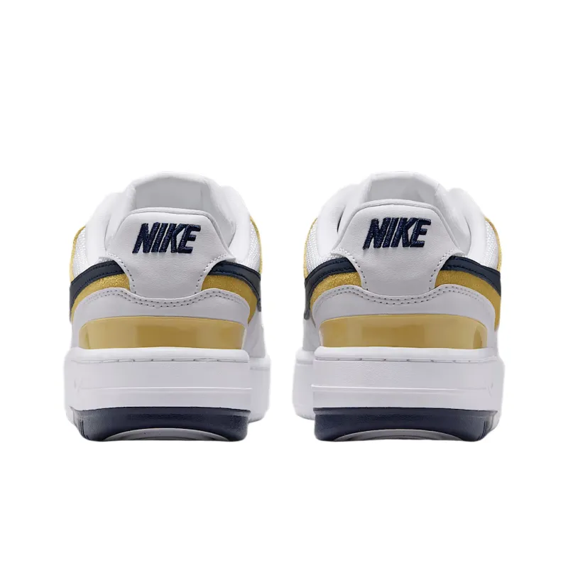 Nike Gamma Force White Soft Pearl Saturn Gold Obsidian Women's-4