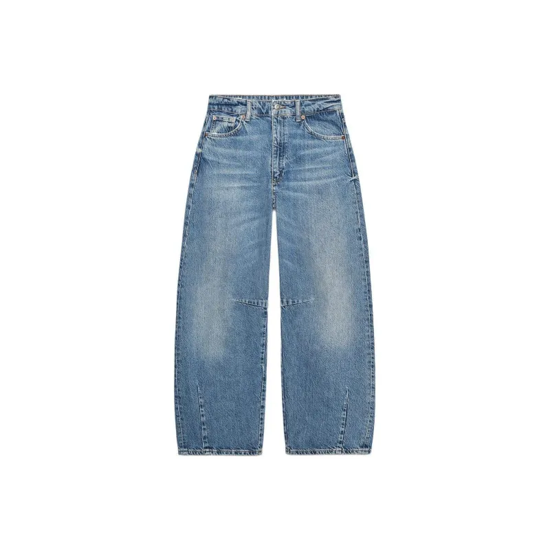 ZARA Trf Jeans Women's Blue/Gray-0