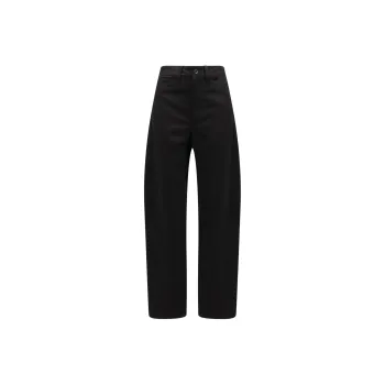 Lemaire 5 Pocket Twisted Pants 'Jet Black'