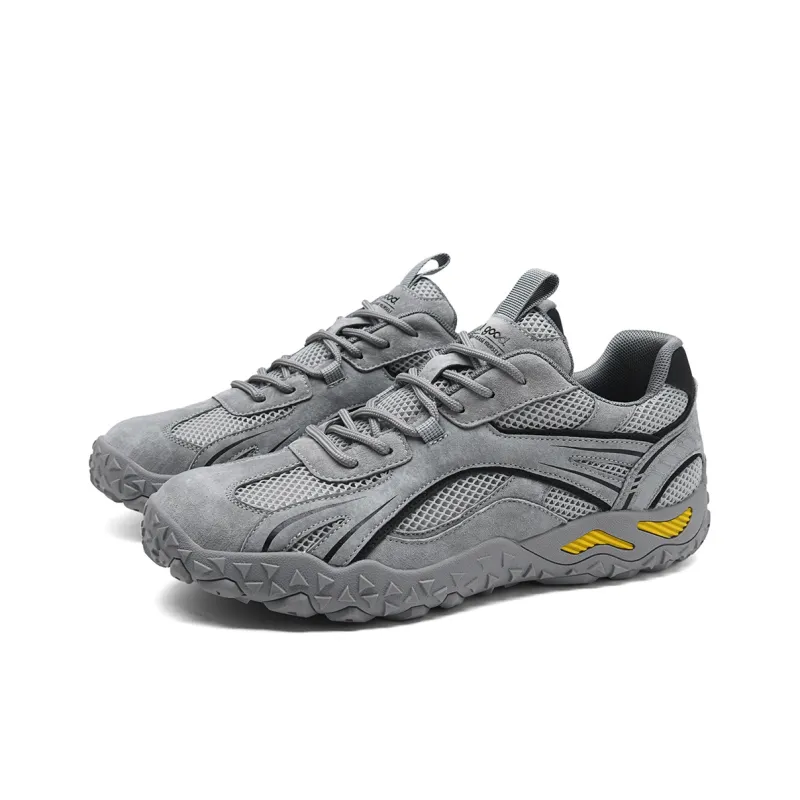 HLA Casual Shoes Men Low Top Gray/Sand-1