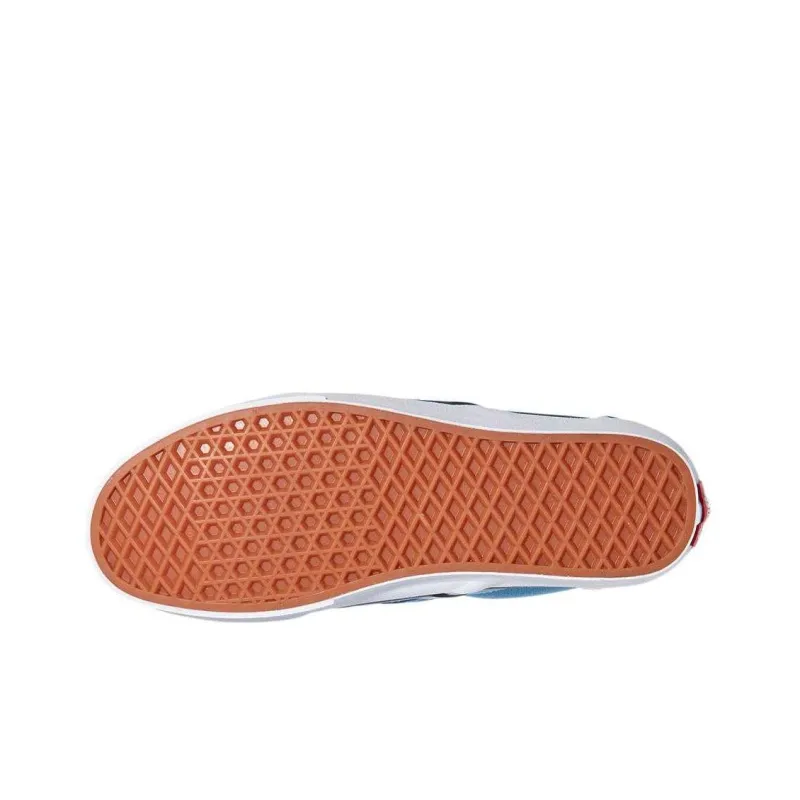 Vans CLASSIC SLIP ON Low Top Skateboard Shoes Women's Blue-4