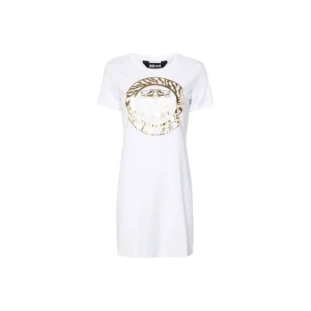 Just Cavalli Tiger Head print Mini Dress