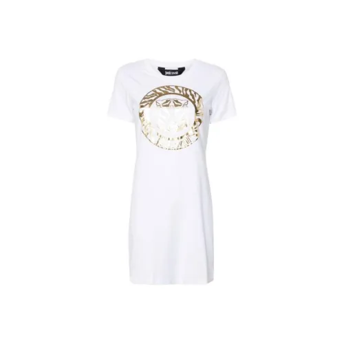 Just Cavalli Tiger Head print Mini Dress