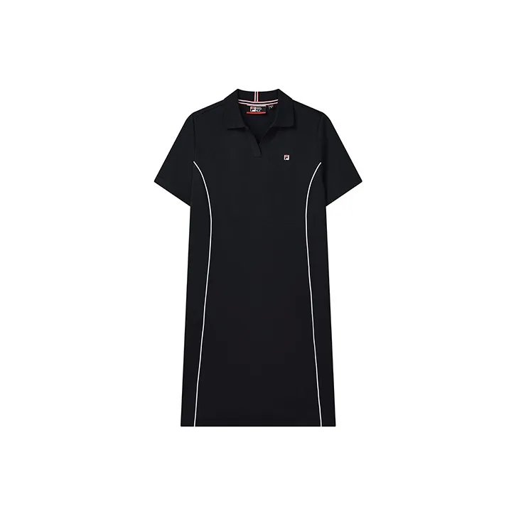 FILA Short Sleeved Dress Women's Legend Blue-0