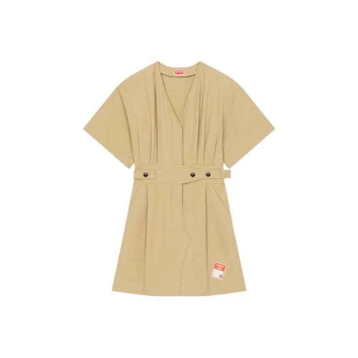 KENZO V neck Minidress-0