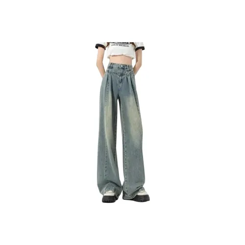 Lizisw Jeans Women's Light Blue