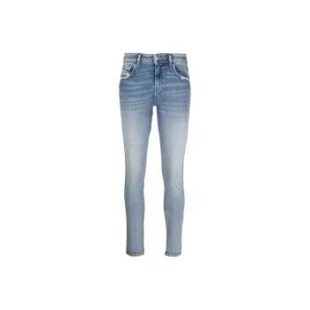 DIESEL 2017 Slandy Logo Patch Skinny Jeans