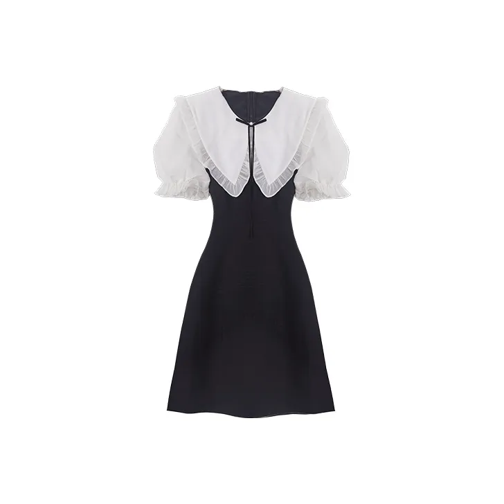 JINYE ORIENTAL Short Sleeved Dresses Women's Black-0