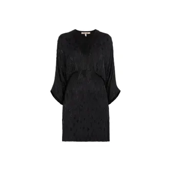 Roberto Cavalli Bead embellished Short Silk Dress