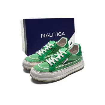 NAUTICA Canvas Shoes Women's Low Top Grass Green