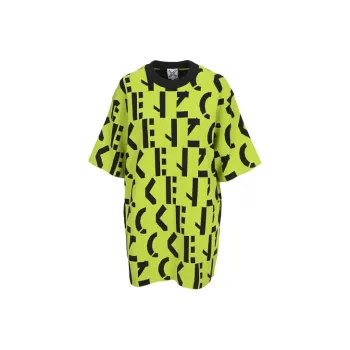 KENZO Short Sleeved Dresses Women's Green