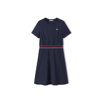 Elle Active Short Sleeved Dresses Women's Navy Blue