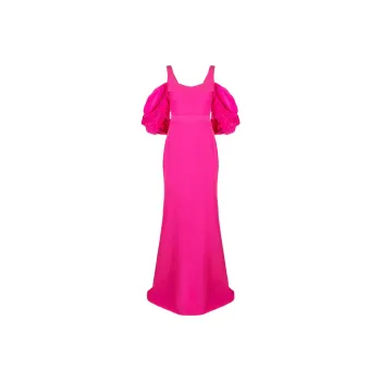 Alexander McQueen Off shoulder Long Gown